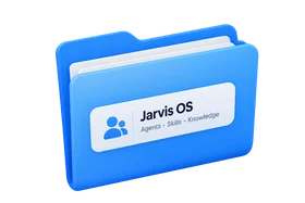 Le dossier Jarvis OS — agents, skills et bases de connaissance.