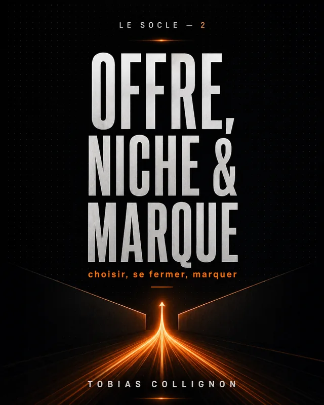 Offre, niche & marque — choisir, se fermer, marquer
